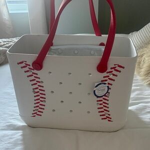 BOGG BAG (NEW!) Original “Homerun” Baseball white and Red